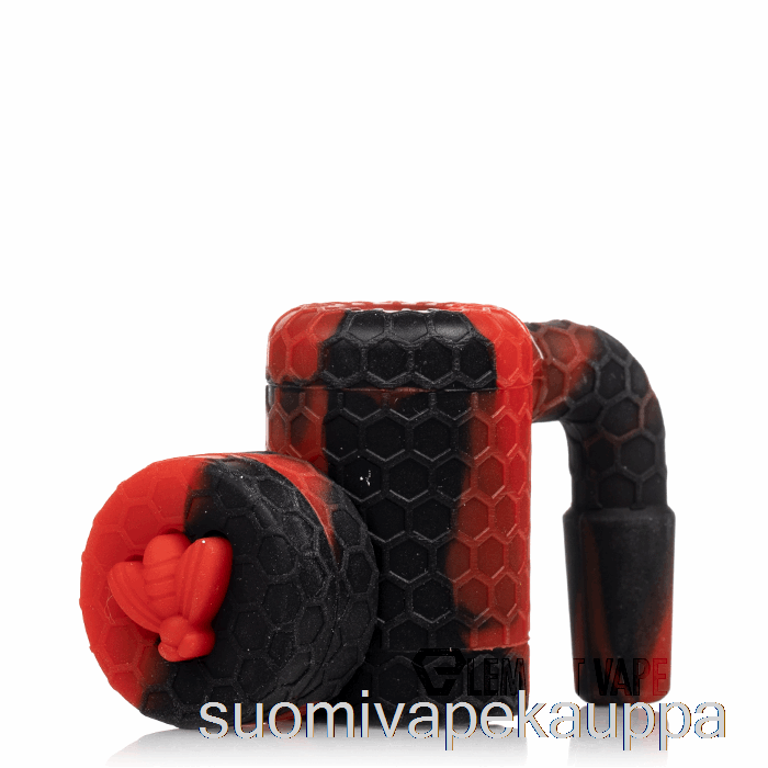 Vape Kauppa Stratus Bee Silikoni Vaha Reclaimer Crimson (musta / Punainen)